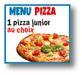 Menu Midi pizza